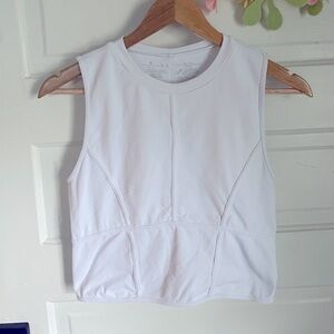 Boom Boom Jeans White White Crop Top